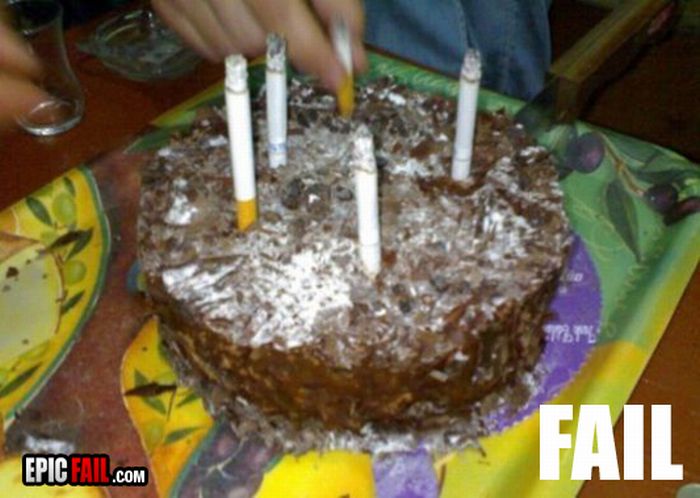 Happy Birthday Cake Fail