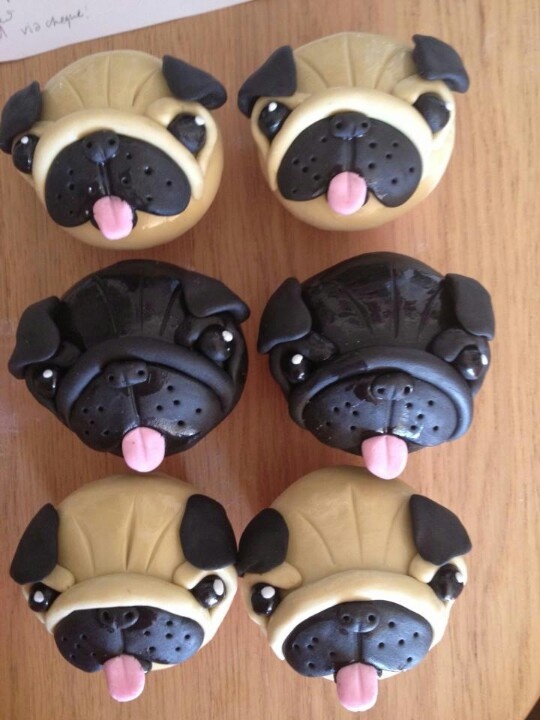 Happy Birthday Pug Cake