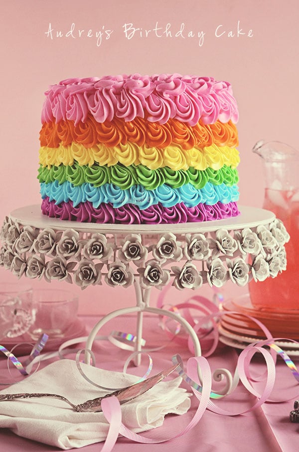 Happy Birthday Rainbow Cake