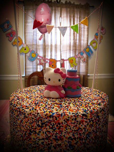 Hello Kitty Birthday Cake