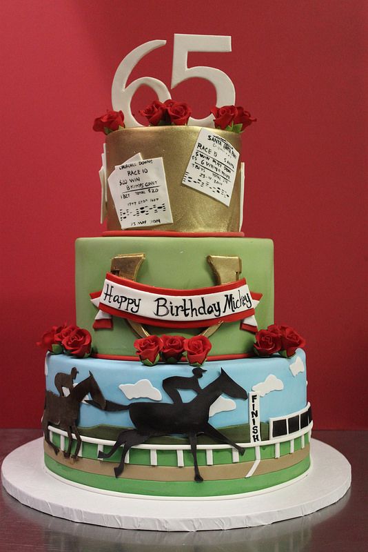 Horse Racing Cake