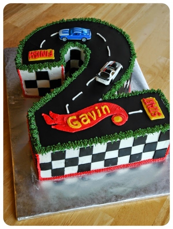 Hot Wheels Birthday Cake Decoration