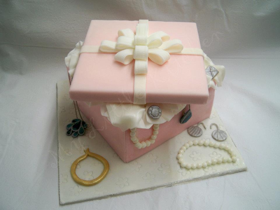 Jewelry Box Cake