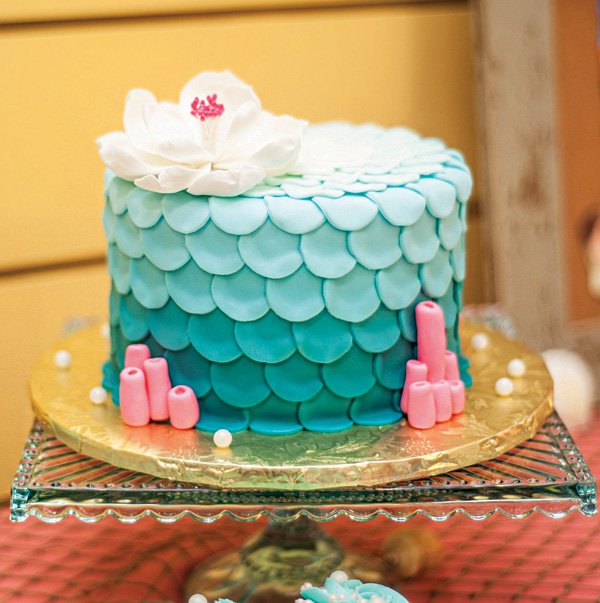 Little Mermaid Birthday Cake