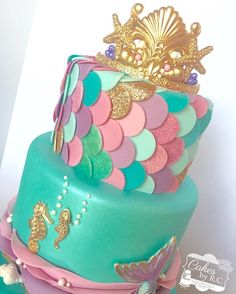 Mermaid Cupcake Cake Ideas