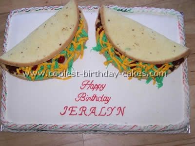 Mexican Taco Birthday Cake Ideas