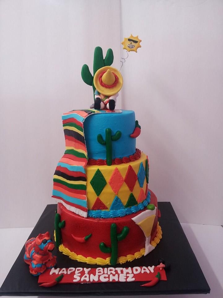 Mexican Themed Cake