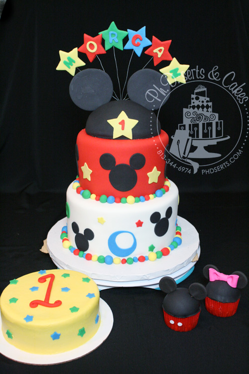 Mickey Mouse 1st Birthday Cake