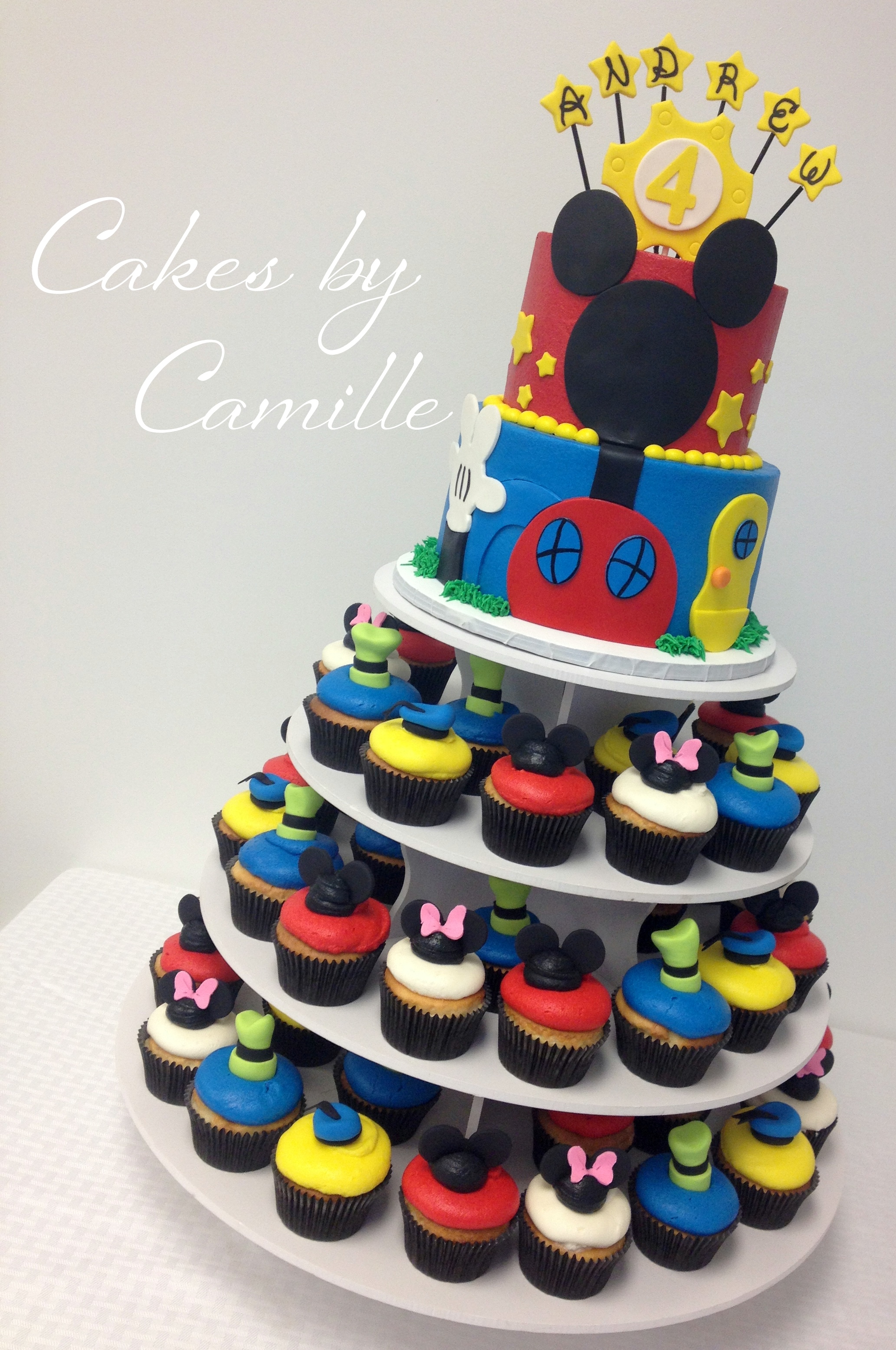 Mickey Mouse Clubhouse Cupcakes