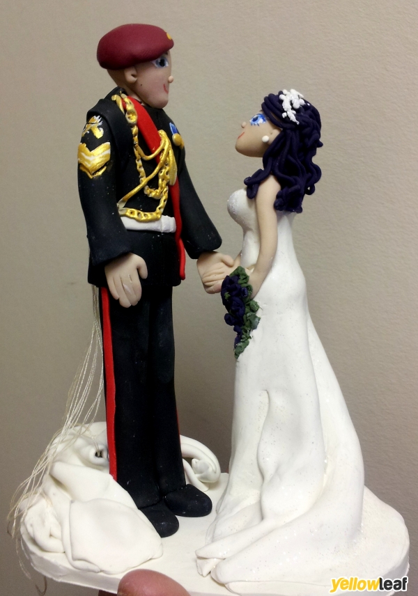 Military Army Wedding Cake Toppers