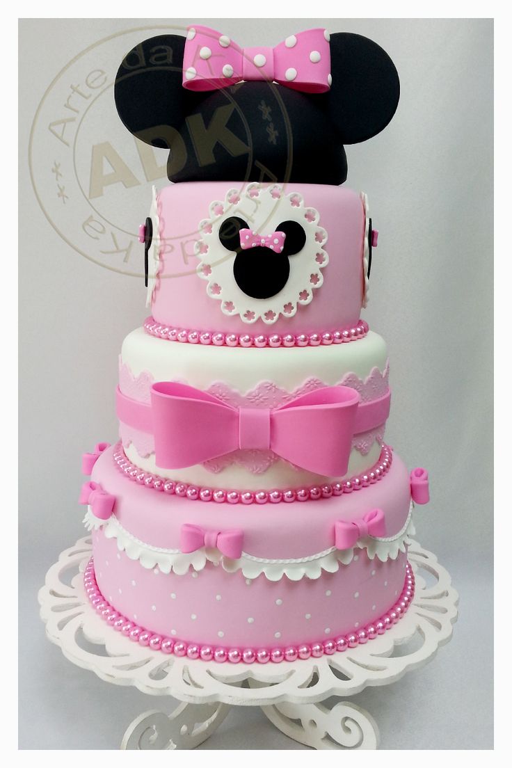 Minnie Mouse Birthday Cake