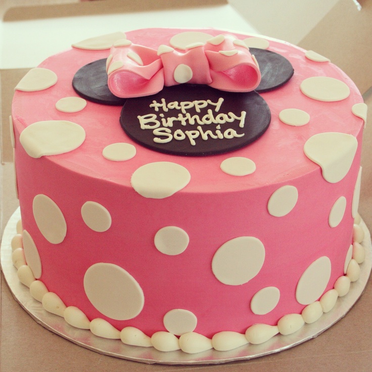 Minnie Mouse Birthday Cake