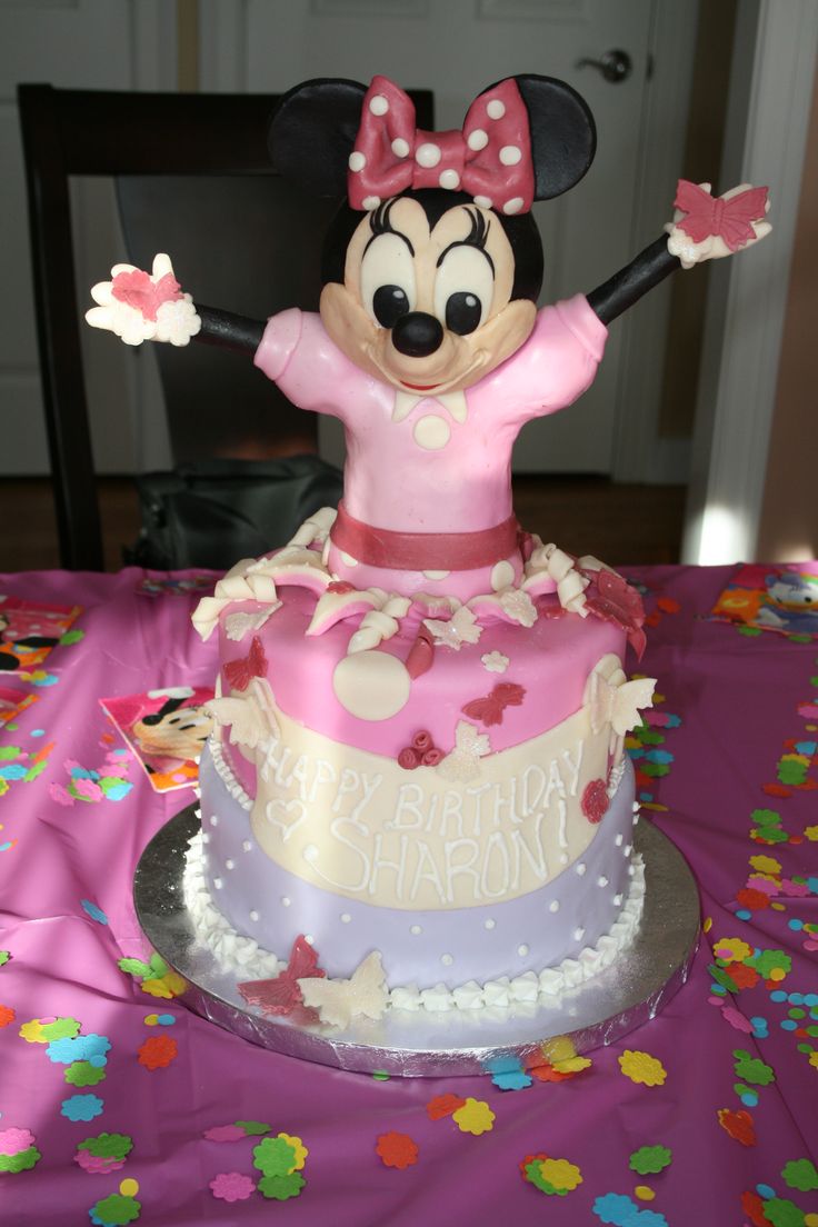 Minnie Mouse Birthday Cake