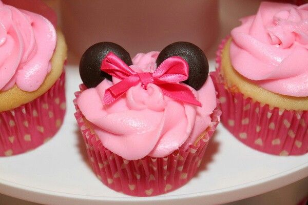 Minnie Mouse Birthday Cupcakes Ideas