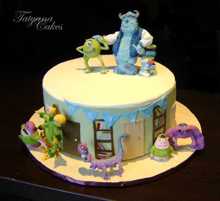 Monsters University Birthday Cake