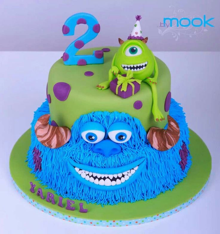 11 Photos of Best Monsters University Cakes