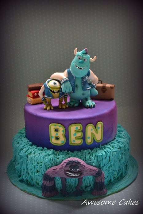 Monsters University Cake