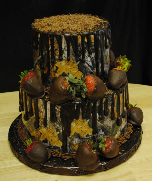 Mossy Oak Camo Birthday Cakes