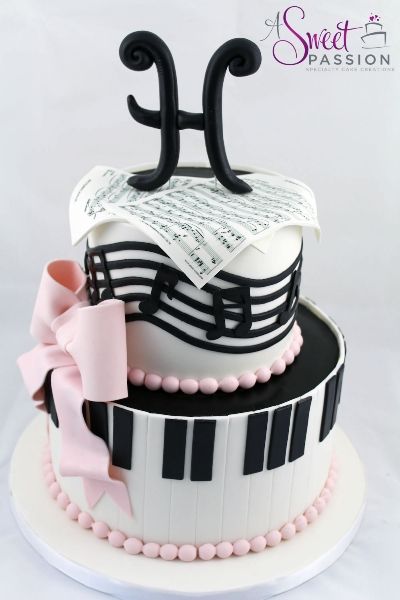 10 Photos of Musical Bday Cakes For Women 55