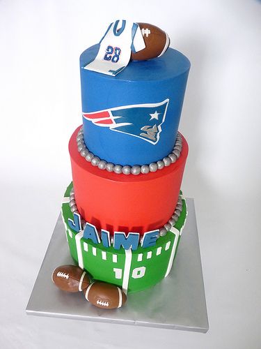 New England Patriots Cake