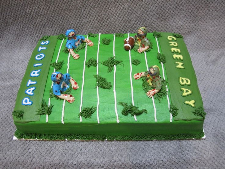 New England Patriots Football Cake