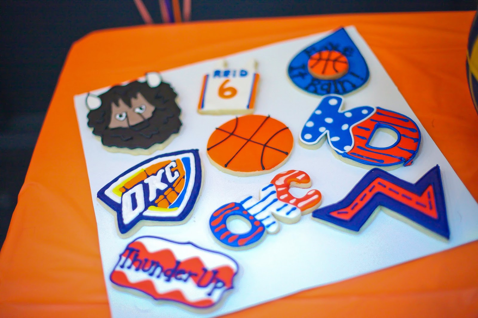 OKC Thunder Birthday Cake