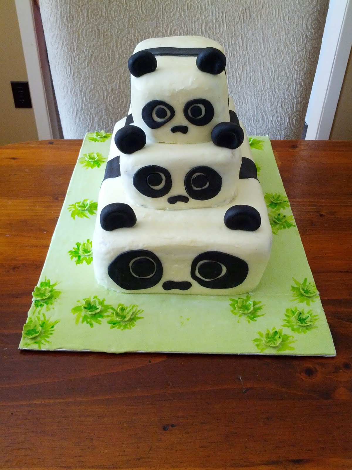 Panda Birthday Cake