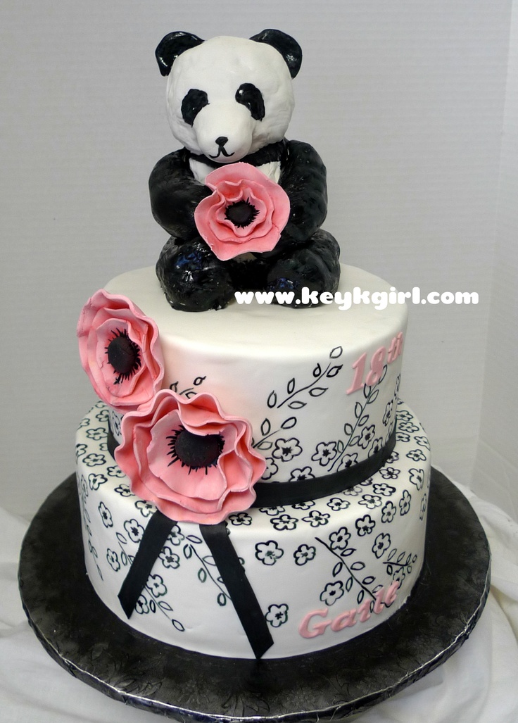 Panda Birthday Cake