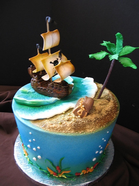 7 Photos of Birthday Cakes Ocean Pearl Treasure