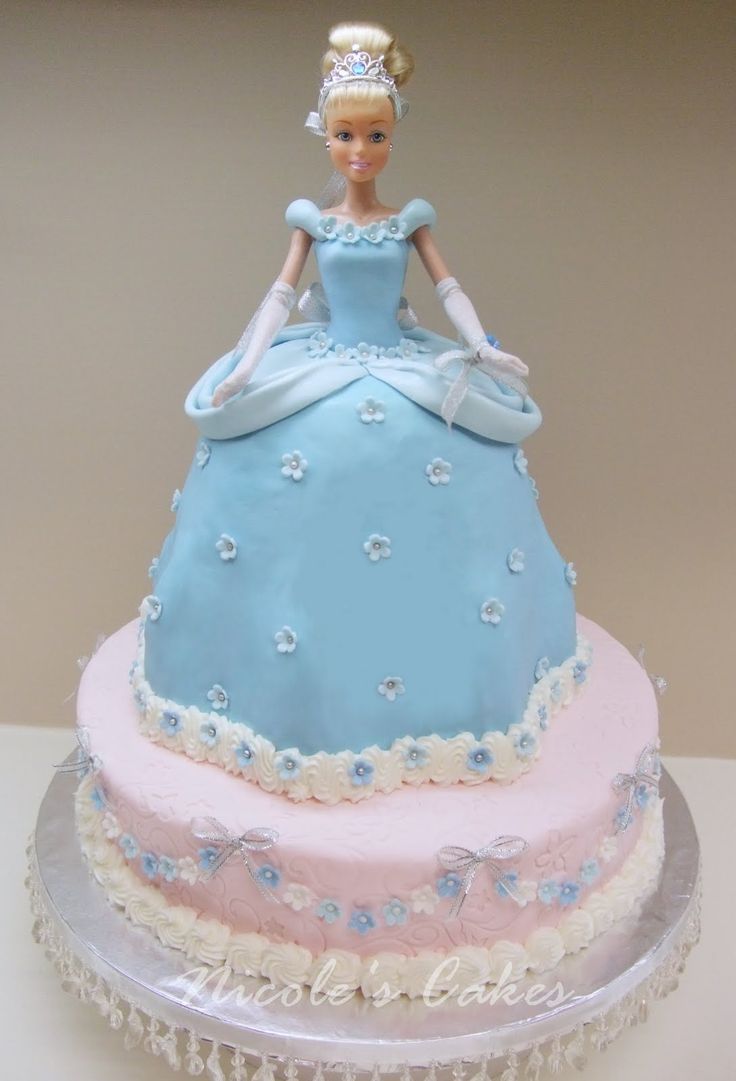 Princess Cinderella Birthday Cake