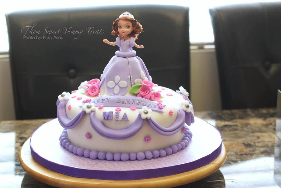 Princess Sofia Birthday Cake