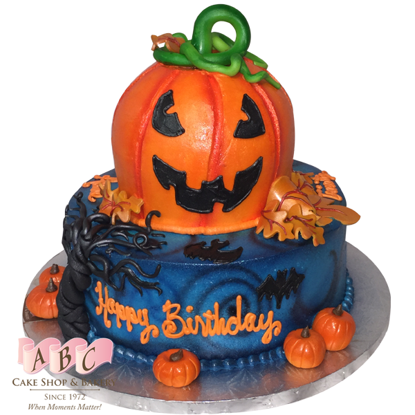 Pumpkin Birthday Cake