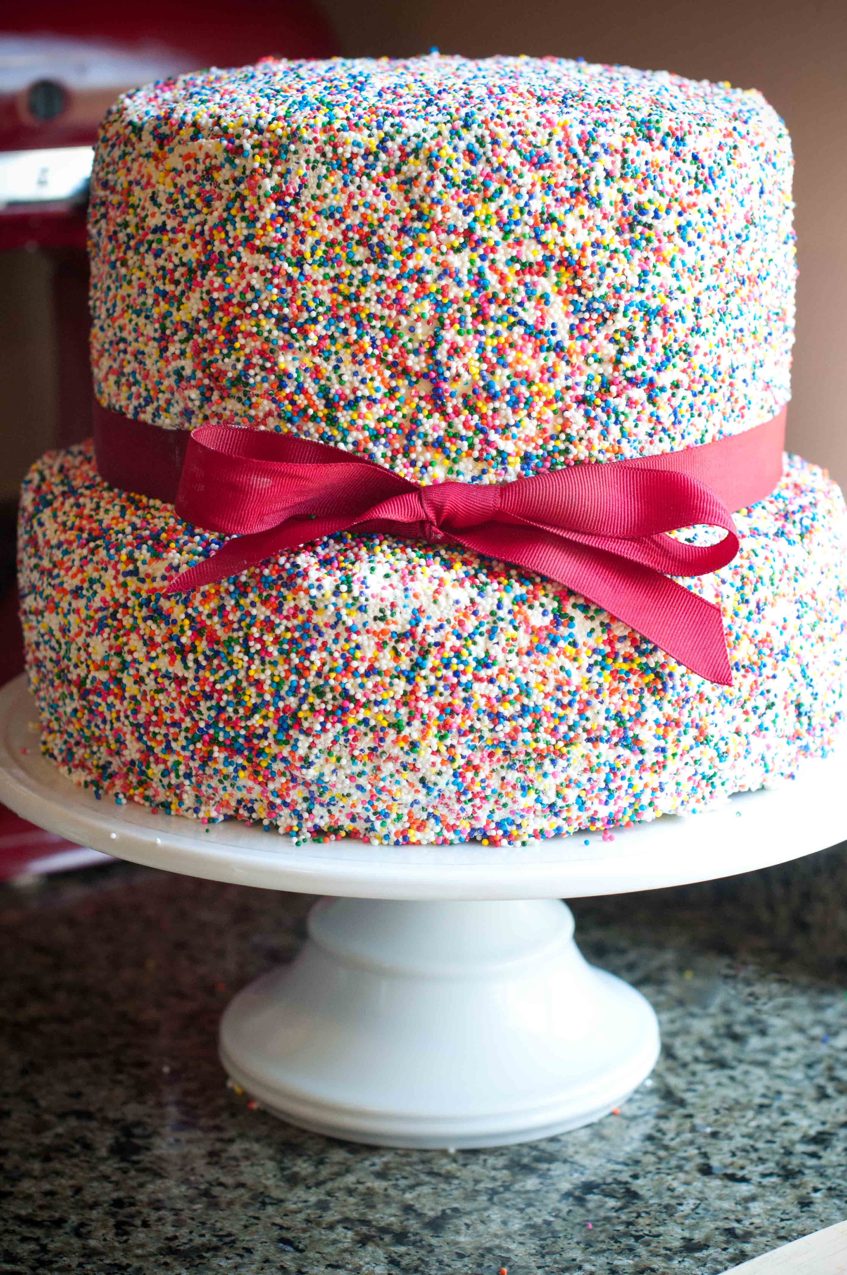 Rainbow Sprinkle Cake