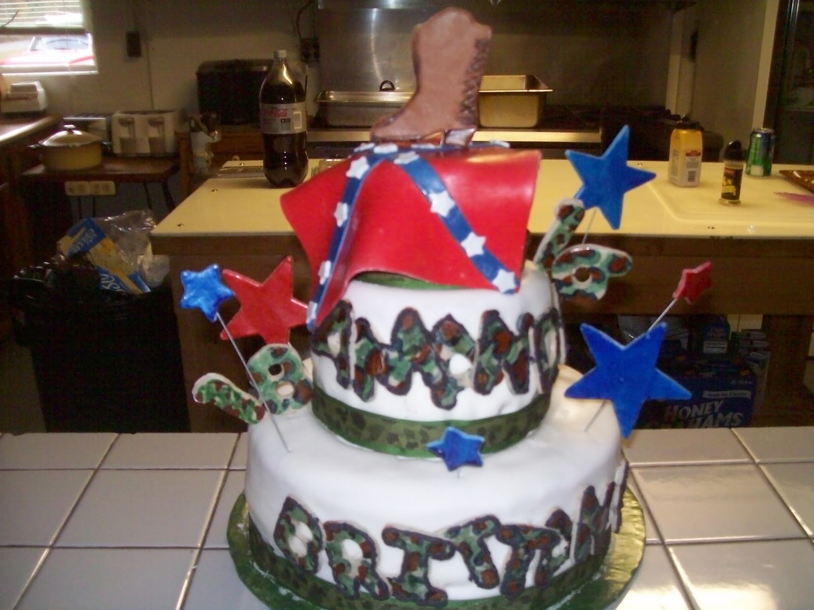 Redneck Birthday Cake