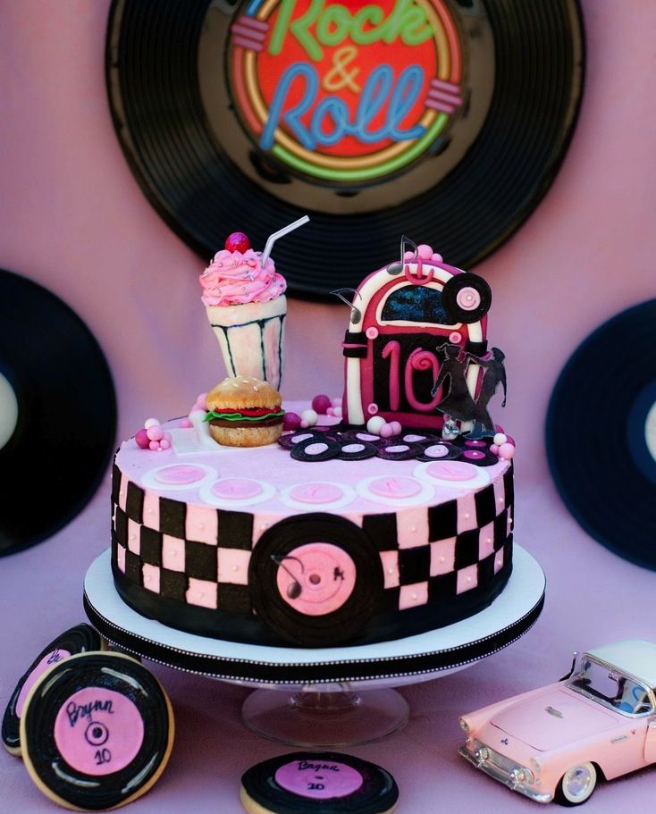 Rock and Roll Birthday Cake Ideas