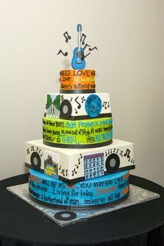 Rock and Roll Birthday Cake Ideas