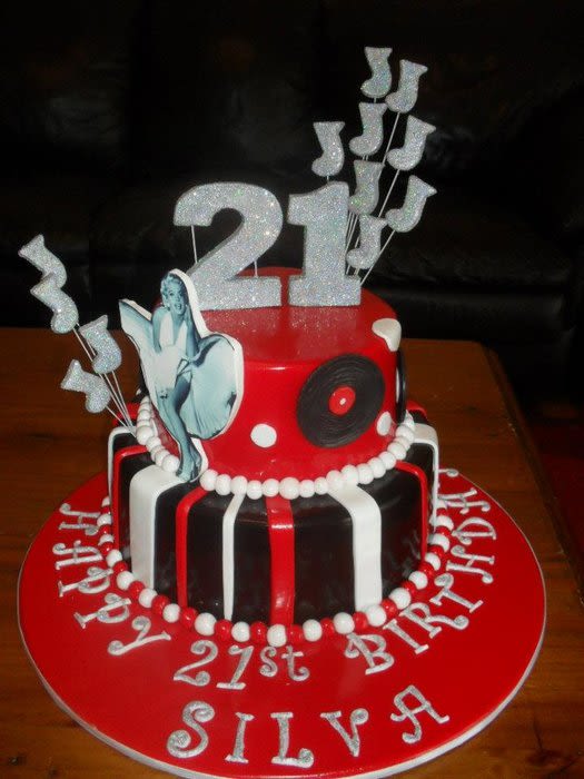 Rock'n Roll Birthday Cake