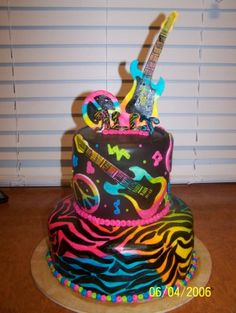 Rock Star Birthday Cake Ideas