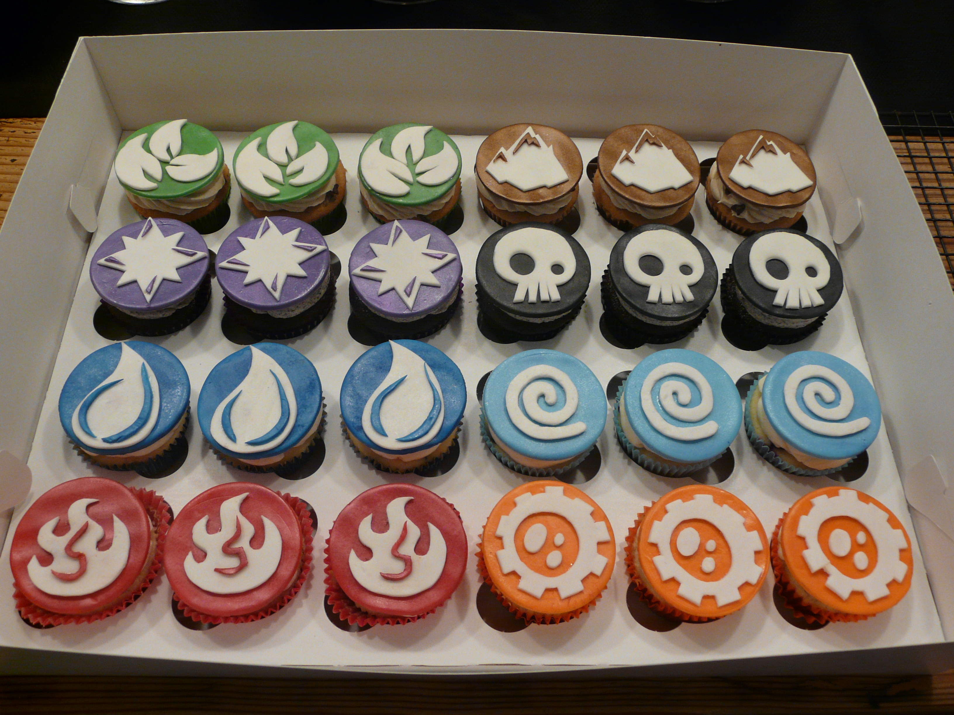 Skylander Birthday Cupcakes