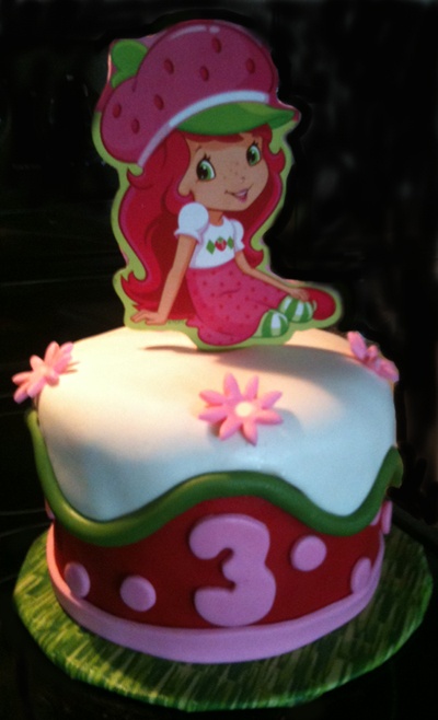 Strawberry Shortcake Birthday Cake