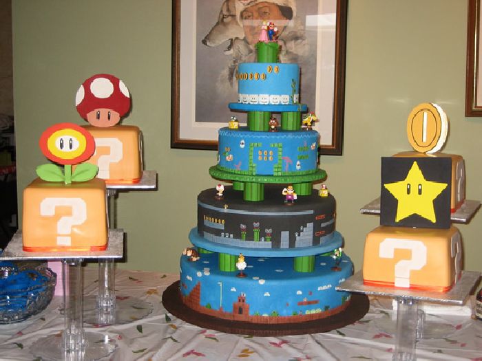 Super Mario Bros Cake