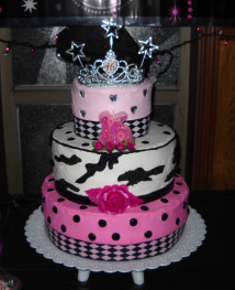 Sweet 16 Birthday Cake