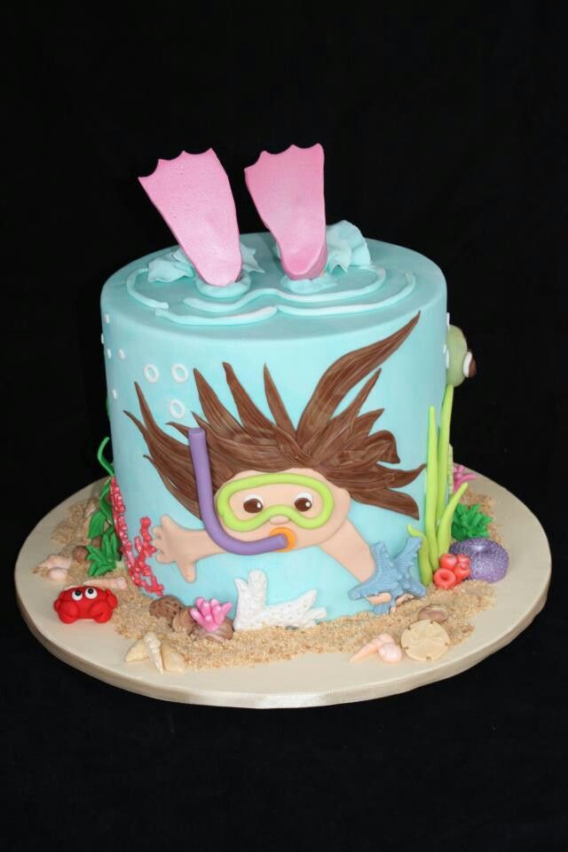 Swimming Cake