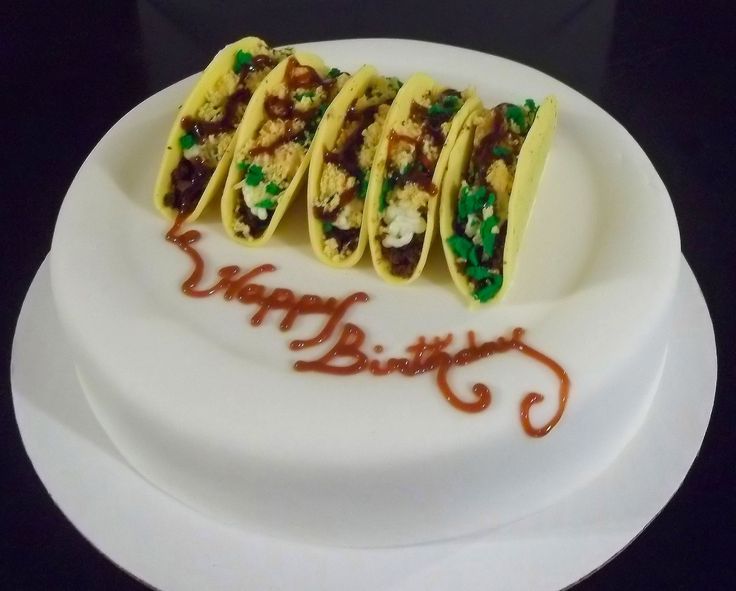 Taco Birthday Cake