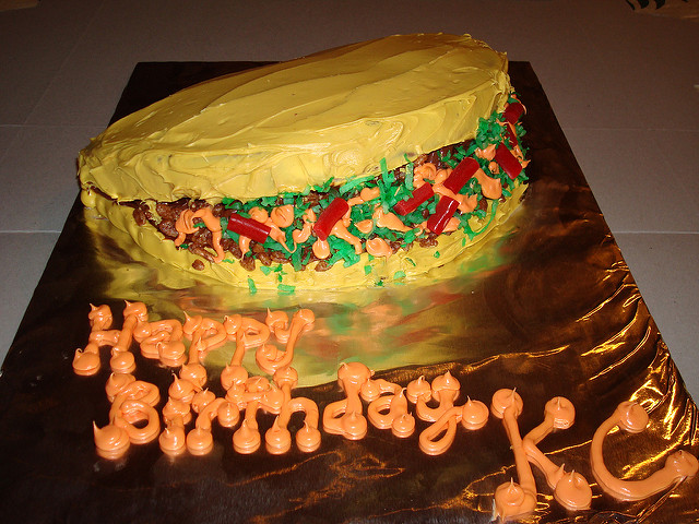 Taco Birthday Cake