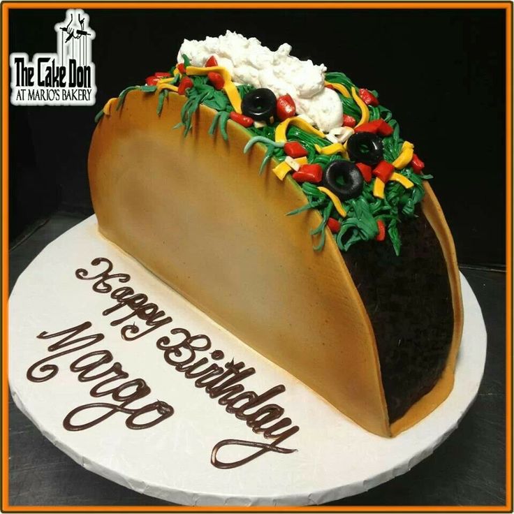 Taco Birthday Cake