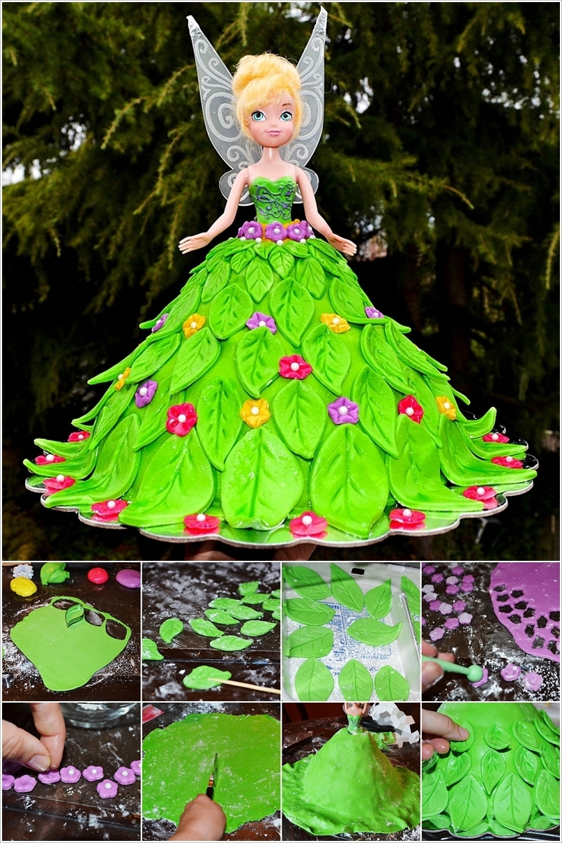 Tinkerbell Doll Cake Dress