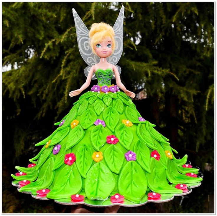 Tinkerbell Doll Cake