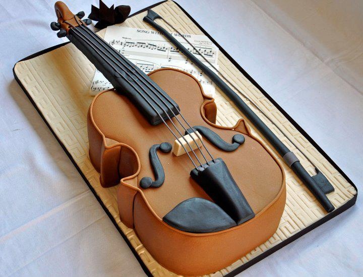 Violin Cake