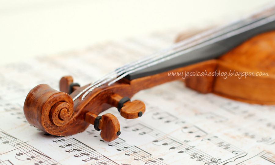 Violin Cake